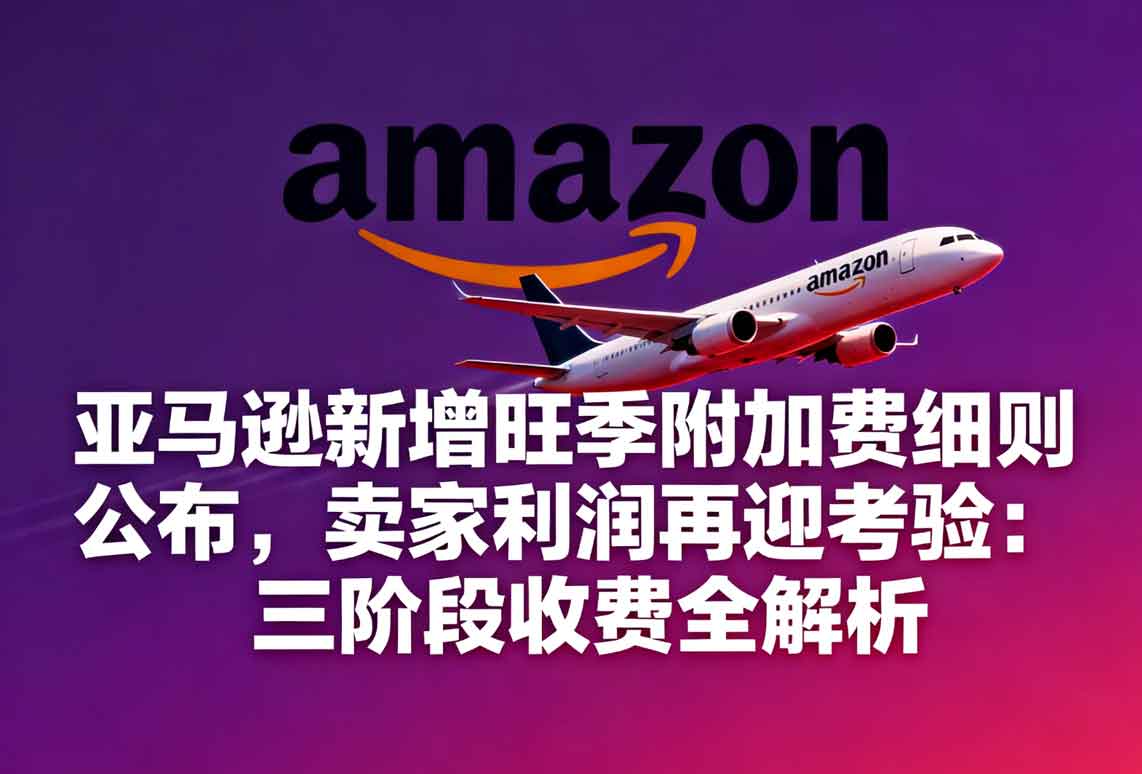 亞馬遜新增旺季附加費細則公布，賣家利潤再迎考驗：三階段收費全解析